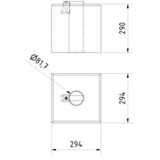 Prefabricated foundation  #for sign posts#Ø 60 mm / 76 mm