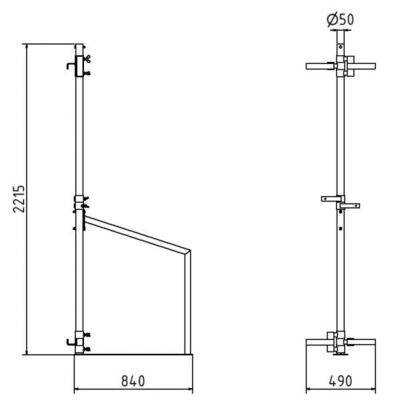 Wooden fence posts #with adjustable angles