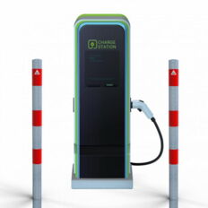 Barrier posts#as e-charging post protection