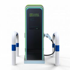 Impact protection bars #as e-charging post protection