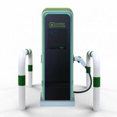 Impact protection bars #as e-charging post protection