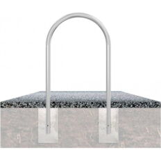 Round hoops of steel tube#Ø 48 mm x 2,5 mm#for casting in concrete