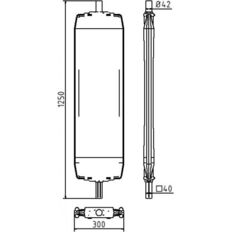Plastic traffic panel type 40