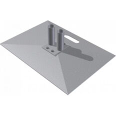 Mobile fence plate