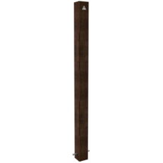 Ornamental bollard made of corten