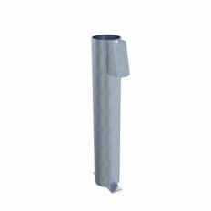 Ground socket with#arresting mechanism#for Ø 60 / Ø 76 mm#tube posts