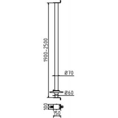 Trench shoring „Perfect“#Ø 60 mm
