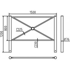 City fence element