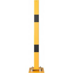 Fixed post#flexible, tiltable#with top and knee bars