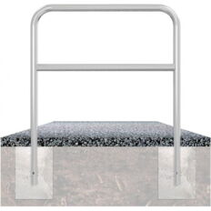 Hoop of steel tube#Ø 48 x 2,5 mm#with cross bar#for casting in concrete