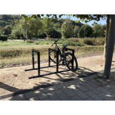 E-bike lean-on hoop#3 row system